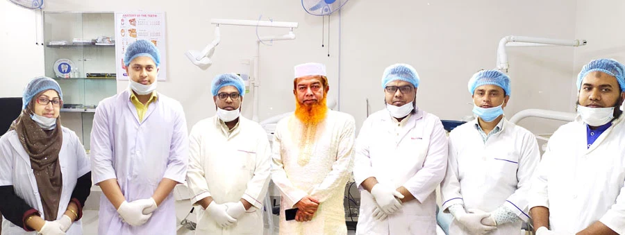 The team pictured at Tufan Dental Clinic